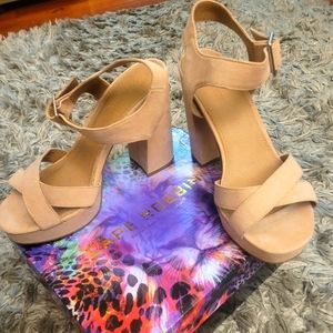 ASOS PLATFORM Faux Suede Heels